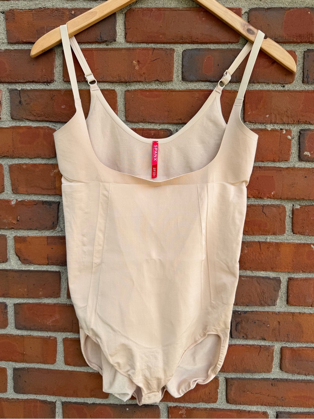 SPANX Nude Oncore Open Bust Panty Shaping Bodysuit